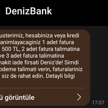 Denizbank Kampanya Ödülüm Hala Yatırılmadı