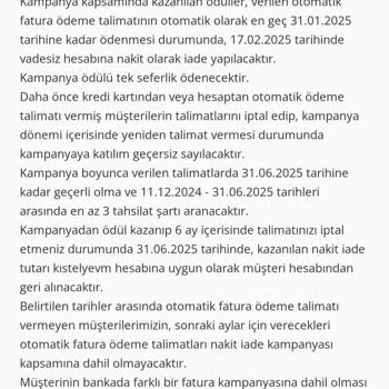 Denizbank Kampanya Ödülüm Hala Yatırılmadı