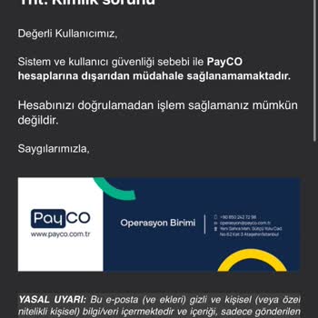 Para İadesi Sorunu Ve Hesap Onayı Zorunluluğu