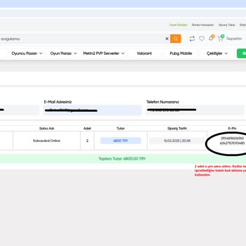 Yanlış E-pin Ve Destek Hattında Oyalama