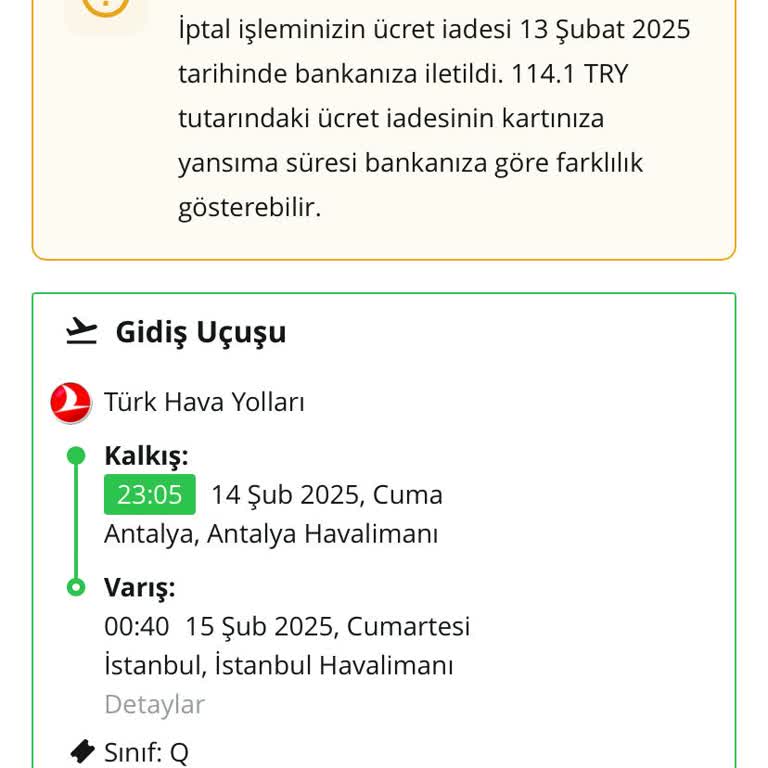 Mücbir Sebeple İptal Edilen Uçak Bileti Ücret İadesi Sorunu