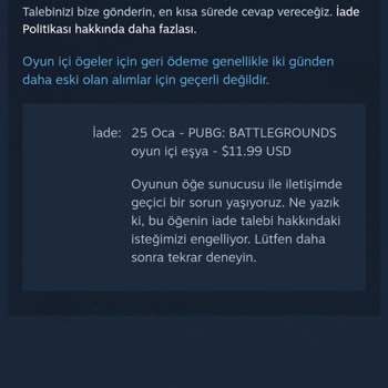 PUBG Pass Üyeliği İçin Ödeme Alındı, Hizmet Sağlanmadı!