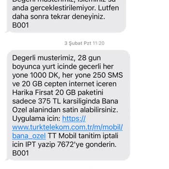 Türk Telekom Paket Sorunu Ve Müşteri Hizmetleri İlgisizliği