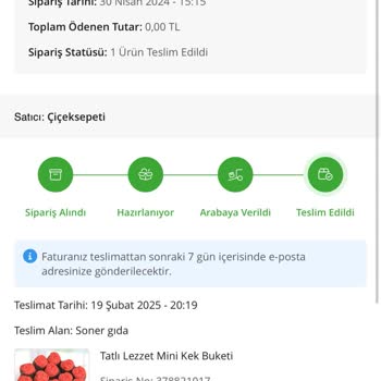 Çiçek Sepeti'nde Ürün Teslimatı Ve Müşteri Hizmetleri Sorunu