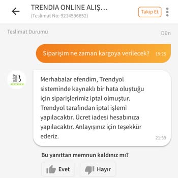 Stokta Olan Ürün Gönderilmiyor: Trendyol Mağduriyeti