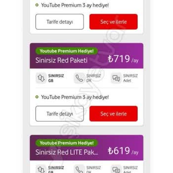 Vodafone'dan Uygun Fiyatlı Tarifeye Geçiş Talebi