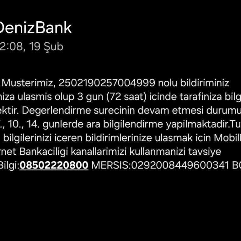 Denizbank Mobil Uygulama Güvenlik Sorunu Ve Uzun Çözüm Süreci
