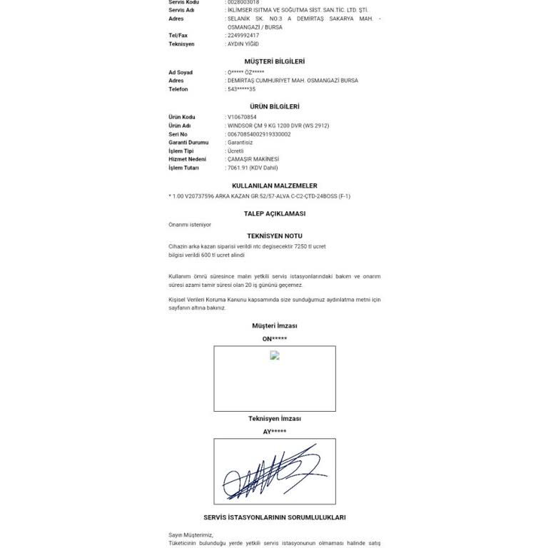 Vestel Teknik Servis Hizmetinde Yaşanan Hayal Kırıklığı