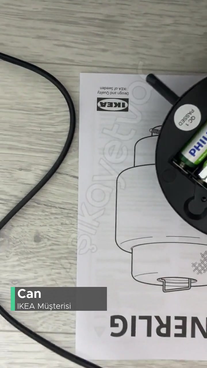 IKEA Sinnerlig Bambu Abajur - 40501203 Şarj Olma Sorunu! videonun kapak resmi