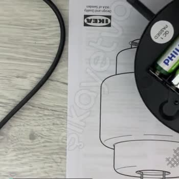 IKEA Sinnerlig Bambu Abajur - 40501203 Şarj Olma Sorunu!