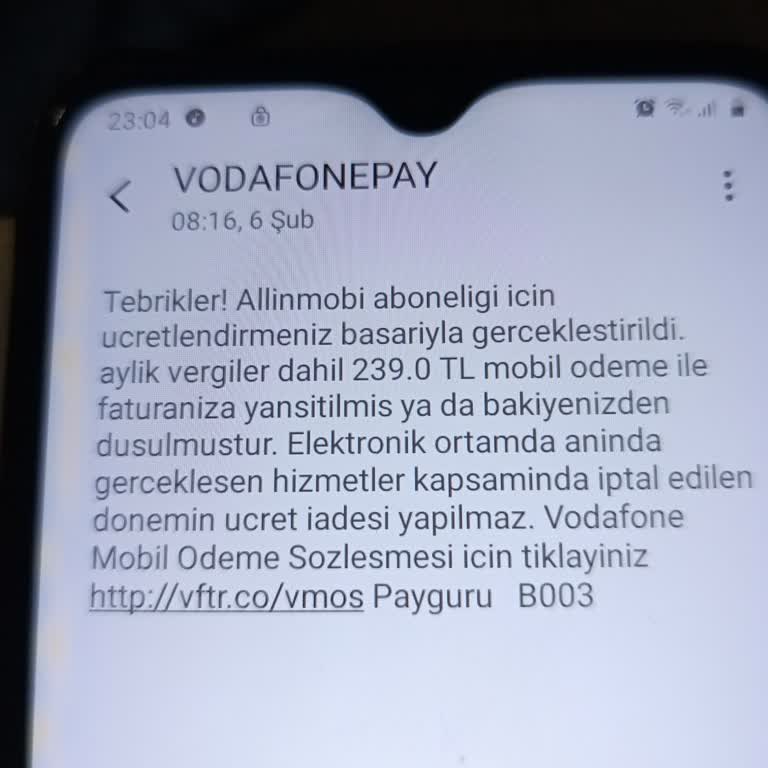 Allinmobi Habersiz Abonelik ve Ekstra Ücret Sorunu