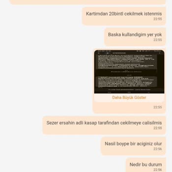 Güvenimi Kaybettiren Kredi Kartı Kopyalanması