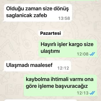 Teslim Edilmeyen Kargo Ve İlgisiz Müşteri Hizmetleri