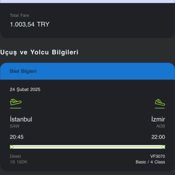 Ajet Bilet Değişikliğinde İade Sorunu Ve Yetersiz Müşteri Hizmetleri