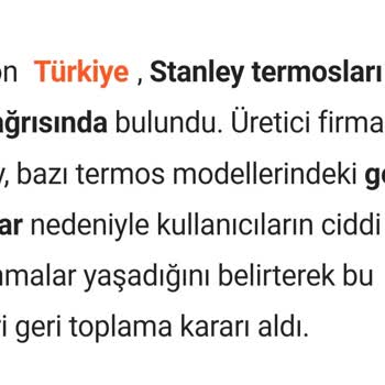 Kutupayısı Ömür Boyu Garantiye Rağmen Sızdıran Termoslar Ve Reddedilen Değişim Talebi