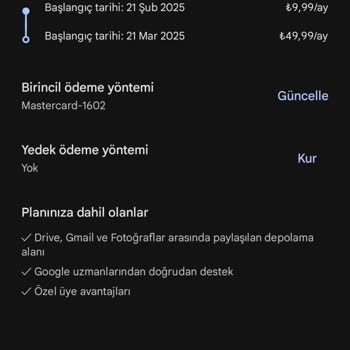 Google One Abonelik Ücretinde Şok Edici %400 Zam