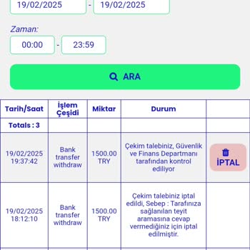Superbetin'de Çekim Sorunu: 1500 TL İade Edilmiyor