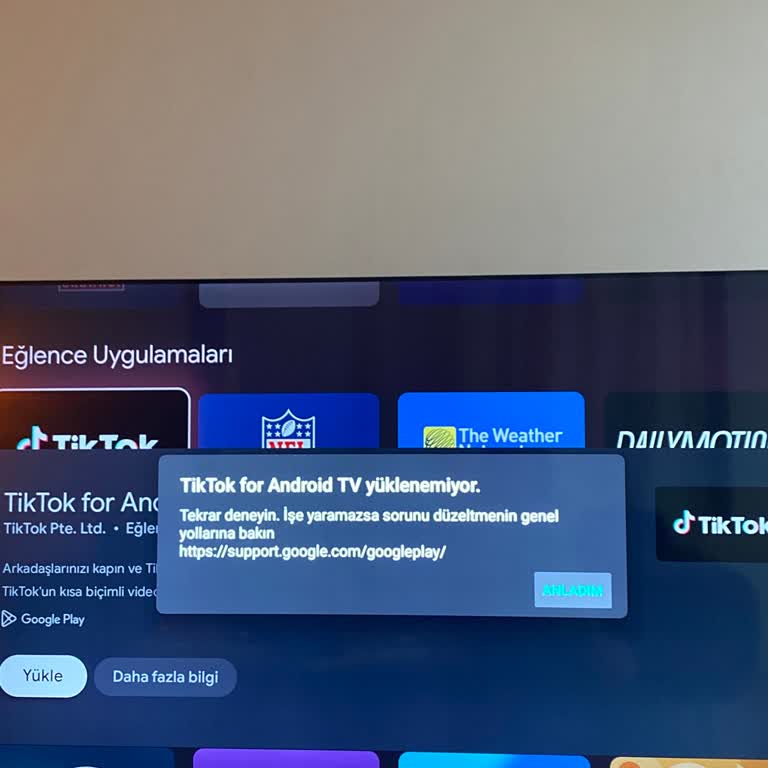 Onvo TV Uygulama Yükleme Sorunu Acil Çözüm Bekliyor
