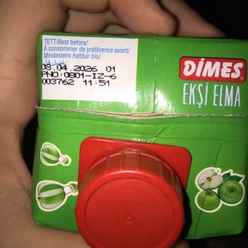 Dimes Gıda Elma Suyunda Beklenmedik Tat Değişikliği