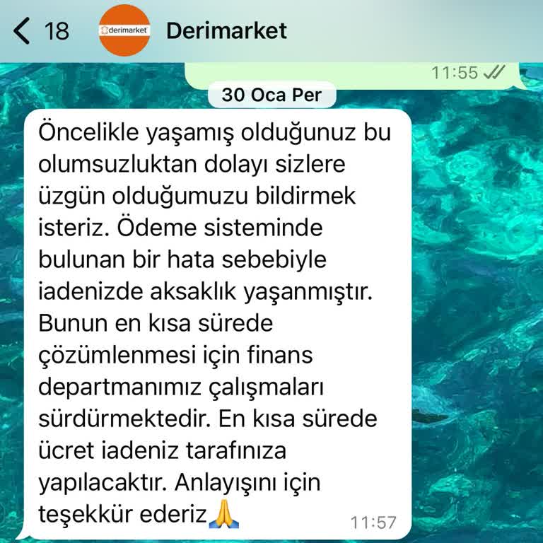 İade Ücretim Hala Yatmadı, Mağdurum