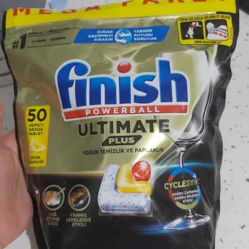 Finish Bulaşık Tabletleri Erimiyor Ve Bulaşıkları Temizlemiyor