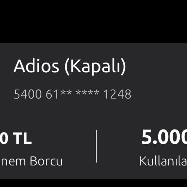 Kapatılan Kredi Kartım Hala Uygulamada Görünüyor!