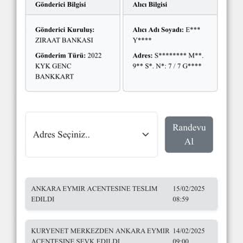 Kuryenet Kart Teslimatında Gecikme Ve İletişim Sorunu