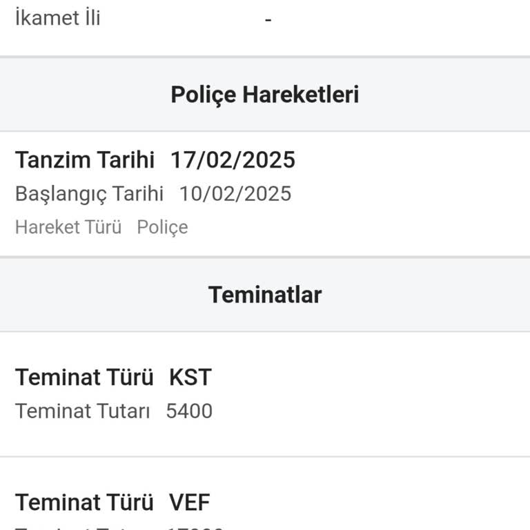 Sigorta İptali Ve İade Talebi