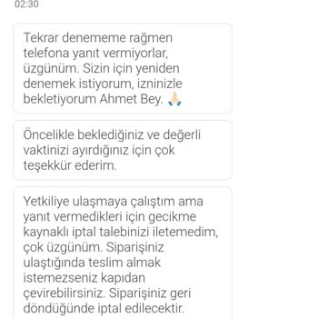 Pizza Siparişi Teslim Edilmedi