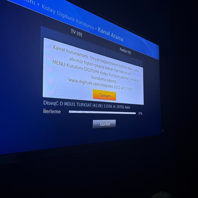 Kurulum Sorunu Ve Eksik Kanal Listesi