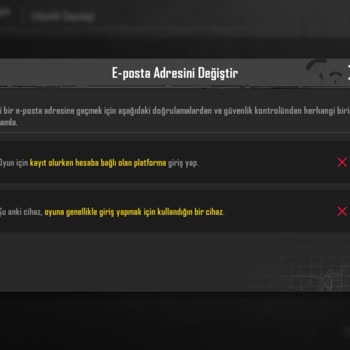 E-Posta Bağı Kayıp Hesap Sorunu