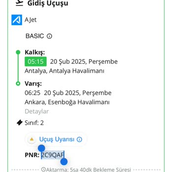 Acil Uçuş İptali Ve Yetersiz Müşteri Hizmeti