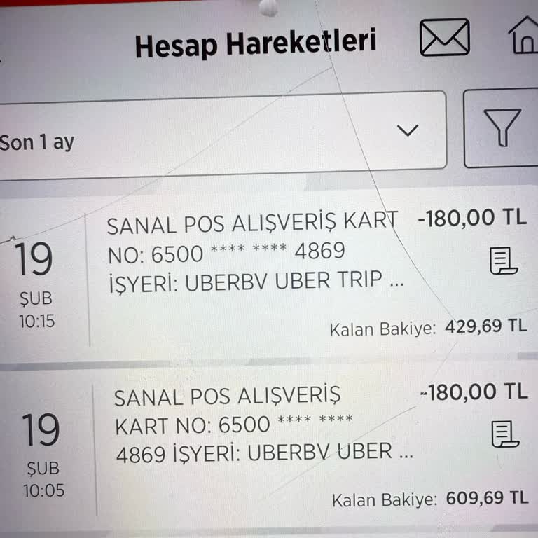 Uber Ücreti Çift Çekim Sorunu Ve İade Talebi