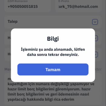 Numara Değişikliği Sonrası Borç Ödeme Çilesi