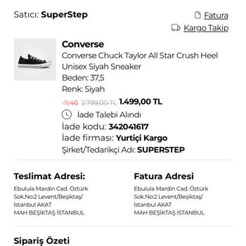 Hatalı Ürün Ve İade Sürecinde İlgisizlik