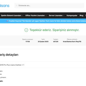 MS Office Lisansı Teslimatı Ve İletişim Sorunu