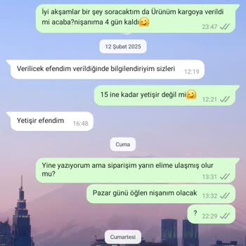 Teslim Edilmeyen Nişan Hediyelikleri