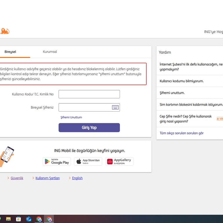 Mobil Bankacılık Şifre Blokesi Ve Şube Sorunu