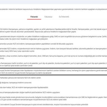 Vodafone Engelli İndirimi Konusunda Sözünü Tutmuyor