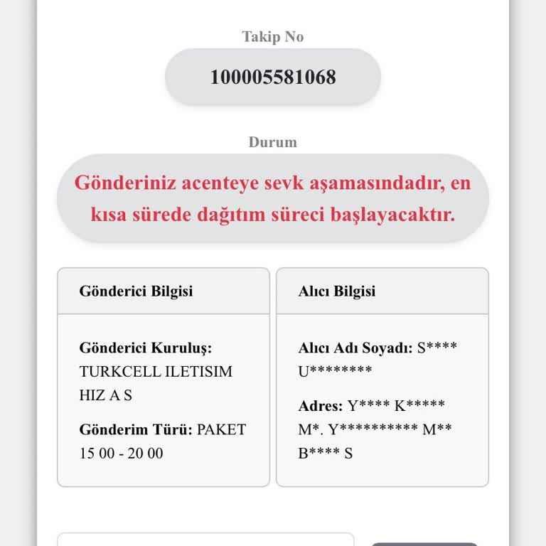 Teslim Edilmeyen Ürün Ve İletişim Sorunları