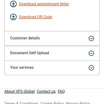 VFS Global Offers No Rescheduling Option