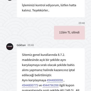 Bahis Sitesinde Kazançlarım Silindi
