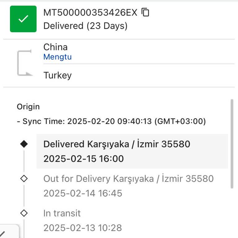 China Post Teslim Edilmeyen Gönderi Ve Bilgi Eksikliği!