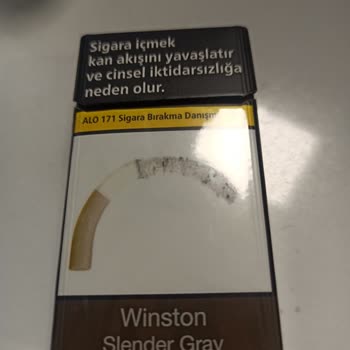 Winston Slender Gray Tütününde Tad Değişikliği Şikayeti