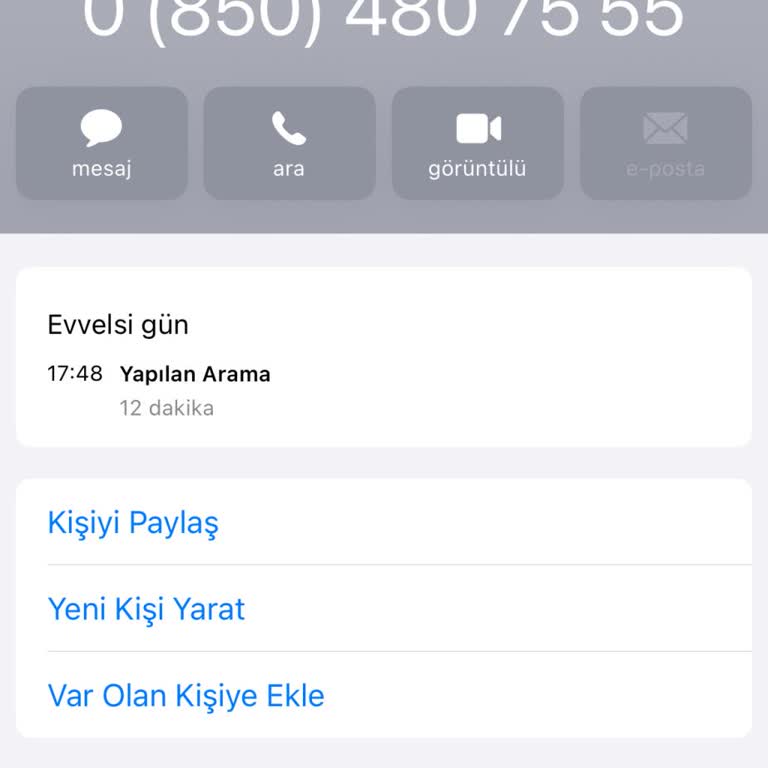 08504807555 Yanıltıcı Hizmet