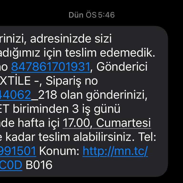 Kargom Adresime Gelmedi, Yalan Beyanla Karşılaştım