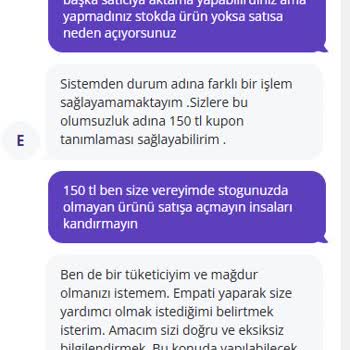 N11 Üzerinden Yapılan Siparişin Keyfi İptali