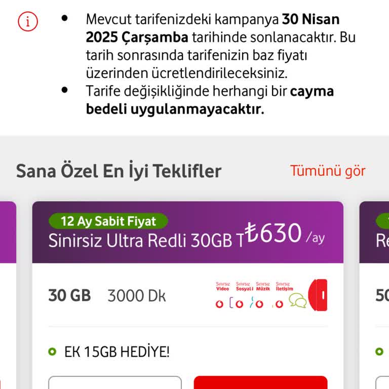 Vodafone'un Aşırı Zamlı Tarifeleri Mağdur Ediyor
