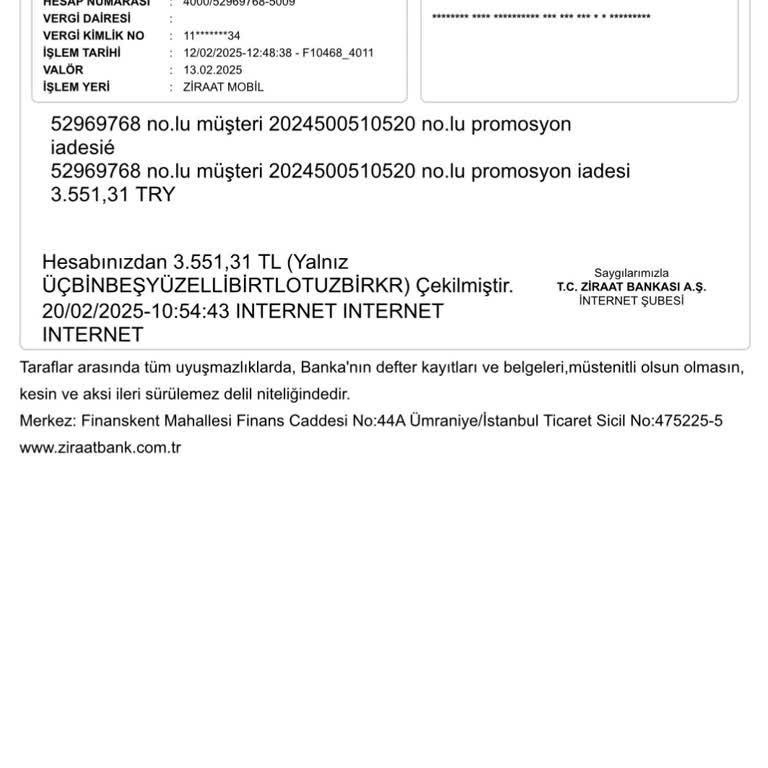Ziraat Bankası Promosyon Ödemesi Sorunu