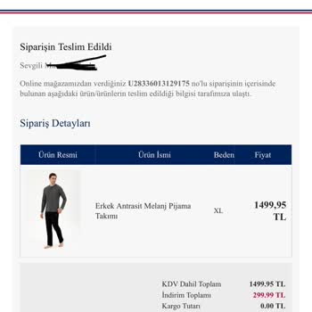 US Polo Siparişim Teslim Edilmedi Ve Yanlış Bilgilendirme Yaşandı